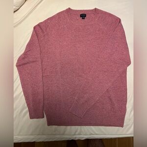 Mens Pink J Crew sweater